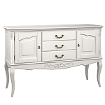 Консоль белая из массива бука с ящиками в стиле прованс White Provence варинант исполнения - 2 | Loft Concept в Костроме
