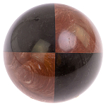 Шар декоративный из натуральных камней Лемезит и Змеевик Черный Natural Stone Spheres варинант исполнения - 3 | Loft Concept в Костроме