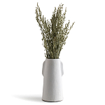 Ваза Serené Ceramic Vase Белая варинант исполнения - 3 | Loft Concept в Костроме