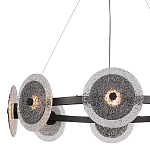 Люстра с плафонами из фактурного двойного стекла Heterochromia варинант исполнения - 6 | Loft Concept в Костроме