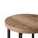 Стол журнальный круглый в стиле лофт Urban Style Space варинант исполнения - 2 | Loft Concept в Костроме