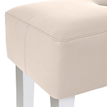 Мягкий пуф на белых ножках Winton Pouf варинант исполнения - 13 | Loft Concept в Костроме