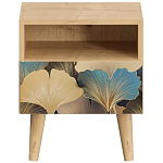 Прикроватная тумба с изображением на ящике Elise Nightstand варинант исполнения - 8 | Loft Concept в Костроме