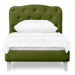 Кровать с мягким изголовьем Luna Palmer Bed варинант исполнения - 5 | Loft Concept в Костроме