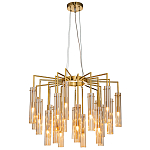 Люстра со стеклянными цилиндрическими плафонами Luminous Cylinders Amber варинант исполнения - 5 | Loft Concept в Костроме