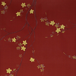 Обои ручная роспись Cherry Tree Special Colourway on Scarlet Lady dyed silk варинант исполнения - 1 | Loft Concept в Костроме