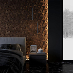 Гипсовая 3D панель с принтографией PM-50 варинант исполнения - 3 | Loft Concept в Костроме