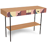 Консоль с принтом на ящиках Elise Console Table варинант исполнения - 16 | Loft Concept в Костроме