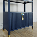 Стеллаж со стеклянными полками Elsa Dreams Blue варинант исполнения - 2 | Loft Concept в Костроме