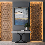 Гипсовая 3D панель с принтографией PM-50 варинант исполнения - 1 | Loft Concept в Костроме