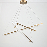 Светодиодная люстра Trumpet Tube Brass 107 варинант исполнения - 4 | Loft Concept в Костроме