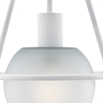 Бра белое с матовым стеклянным плафоном в форме шара White Lighthouse варинант исполнения - 1 | Loft Concept в Костроме