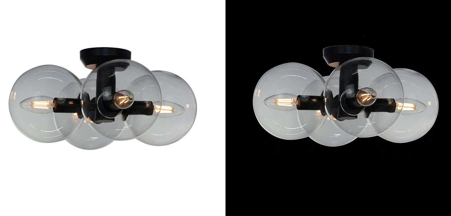 Потолочный светильник Modo 4 Globes Ceiling Lamp 30 Потолочный светильник Modo 4 Globes Ceiling Lamp 30 - Loft-Concept в Костроме