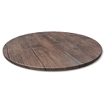 Стол журнальный c коричневой круглой столешницей на четырех металлических ножках Charm Coffee Table варинант исполнения - 2 | Loft Concept в Костроме