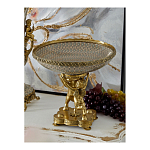 Чаша фарфоровая на двух бронзовых ангелах Eden Garden варинант исполнения - 3 | Loft Concept в Костроме