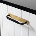 Черно-белый распашной комод Accordo варинант исполнения - 6 | Loft Concept в Костроме