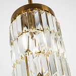 Многоярусная люстра с прямоугольными хрустальными подвесками Allard Crystal Chandelier 3 варинант исполнения - 2 | Loft Concept в Костроме