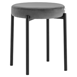 Табурет с мягким круглым сиденьем RIO Grey