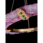 Люстра в форме кольца розовая Warm Pink Light варинант исполнения - 4 | Loft Concept в Костроме