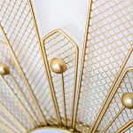 Часы настенные из металла в виде солнца с белым циферблатом Mirror Tower Clock варинант исполнения - 2 | Loft Concept в Костроме