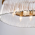 Люстра подвесная овальная со стеклянными трубками Длина 100 см Nembus варинант исполнения - 5 | Loft Concept в Костроме