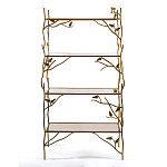 Стеллаж металлический с птичками Primavera варинант исполнения - 1 | Loft Concept в Костроме