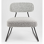 Кресло лаунж Kate букле серый варинант исполнения - 4 | Loft Concept в Костроме