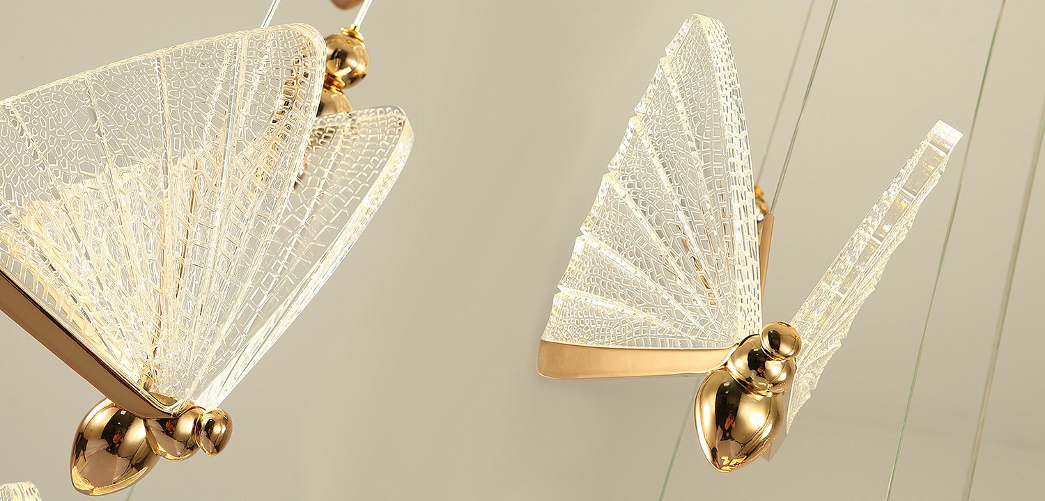 Люстра Glass butterfly chandelier A Люстра Glass butterfly chandelier A - Loft-Concept в Костроме