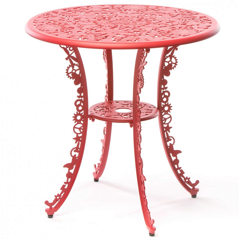 Обеденный стол Industry Collection ALUMINIUM TABLE – RED Красный Обеденный стол Industry Collection ALUMINIUM TABLE – RED Красный в Костроме | Loft Concept