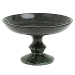 Фруктовница большая из натурального камня Змеевик Шабровский Natural Stone Fruit Bowls варинант исполнения - 1 | Loft Concept в Костроме