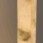 Торшер геометрический с тремя мраморными плафонами Marble Tripod варинант исполнения - 10 | Loft Concept в Костроме