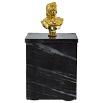 Мраморная шкатулка с бюстом из металла KELLY WEARSTLER варинант исполнения - 2 | Loft Concept в Костроме