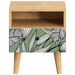 Прикроватная тумба с изображением на ящике Elise Nightstand варинант исполнения - 18 | Loft Concept в Костроме