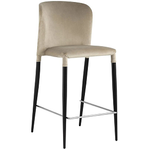 Барный Стул Lori Chair Бежевый Велюр