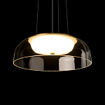 Подвесной светильник  с плоским прозрачным стеклянным плафоном Grada Light варинант исполнения - 8 | Loft Concept в Костроме