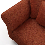 Мебельная ткань Шенилл терракотовый цвет 138 см T4-44 варинант исполнения - 3 | Loft Concept в Костроме