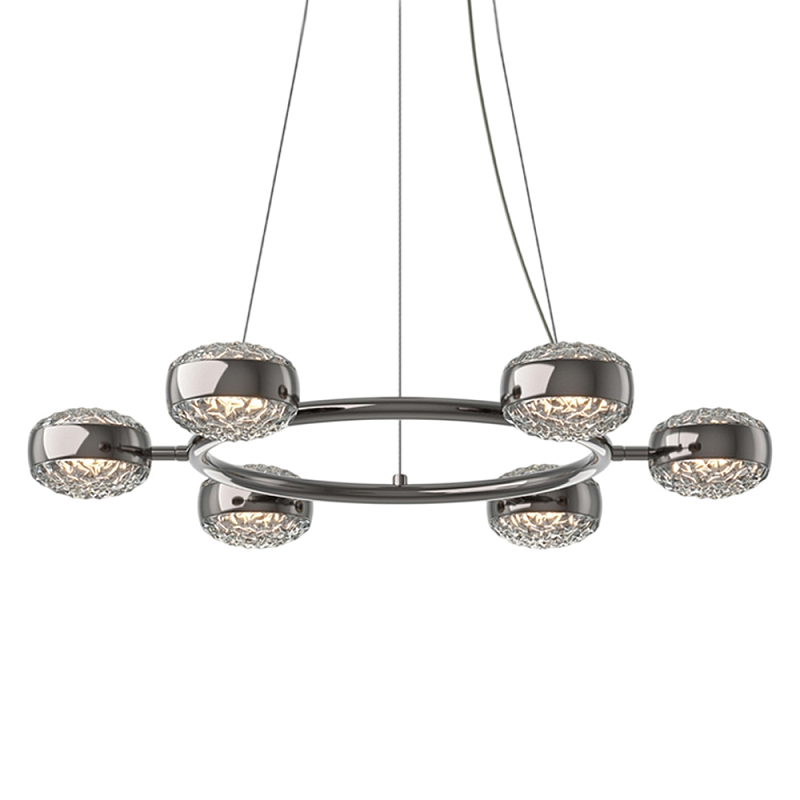 Люстра подвесная Mind 3000К 60Вт Черный Серый Латунь в Костроме | Loft Concept 