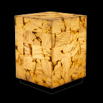 Торшер прямоугольный из натурального камня Calcite Geometry варинант исполнения - 5 | Loft Concept в Костроме