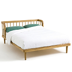 Кровать из массива дуба с пружинным блоком Mateta варинант исполнения - 1 | Loft Concept в Костроме