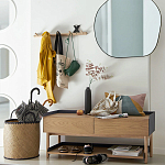 Плетеная корзина для белья с ручками Nyimbo Wicker Basket варинант исполнения - 4 | Loft Concept в Костроме