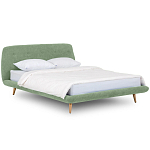 Кровать с мягким изголовьем Palmer Bed варинант исполнения - 9 | Loft Concept в Костроме