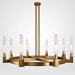 Люстра CANELLE Round Chandelier 8 Modern Brass варинант исполнения - 4 | Loft Concept в Костроме