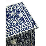 Комод инкрустация костью ORIENTAL Indian синий орнамент варинант исполнения - 4 | Loft Concept в Костроме