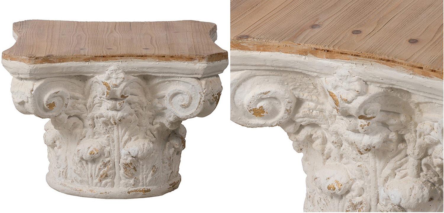 Приставной стол Ancient Roman Column Side Table Приставной стол Ancient Roman Column Side Table - Loft-Concept в Костроме