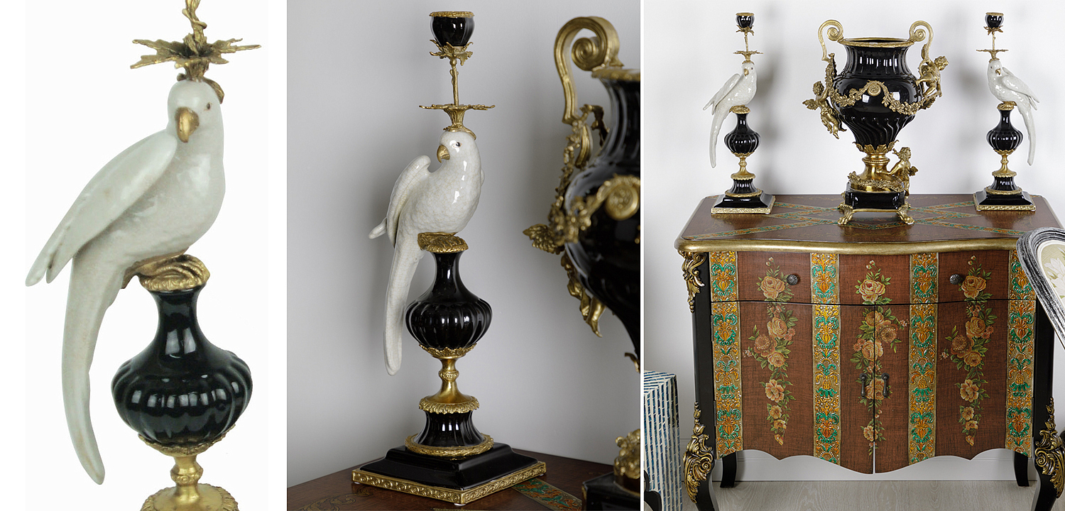 Подсвечник White Parrot Подсвечник White Parrot - Loft-Concept в Костроме