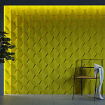 Гипсовая 3D Панель DRAGON SCALE - B варинант исполнения - 2 | Loft Concept в Костроме