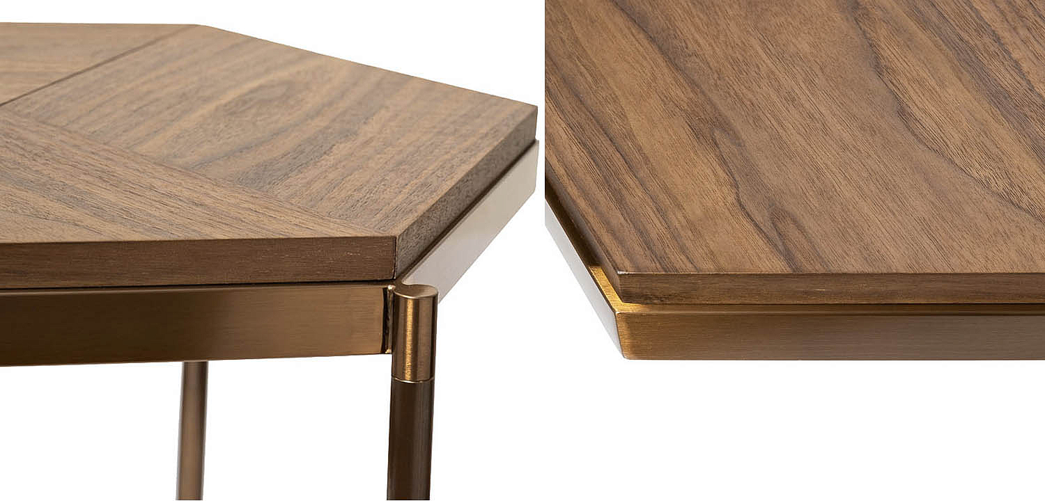 Приставной стол Hexagonal Side Table Приставной стол Hexagonal Side Table - Loft-Concept в Костроме