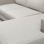 Мебельная ткань Шенилл серо-голубой цвет 142 см T4-47 варинант исполнения - 12 | Loft Concept в Костроме