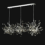 Люстра подвесная из трех частей с металлическими круглыми элементами Terzani Argent варинант исполнения - 9 | Loft Concept в Костроме