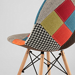 Стул с обивкой в технике пэчворк DSW варинант исполнения - 6 | Loft Concept в Костроме